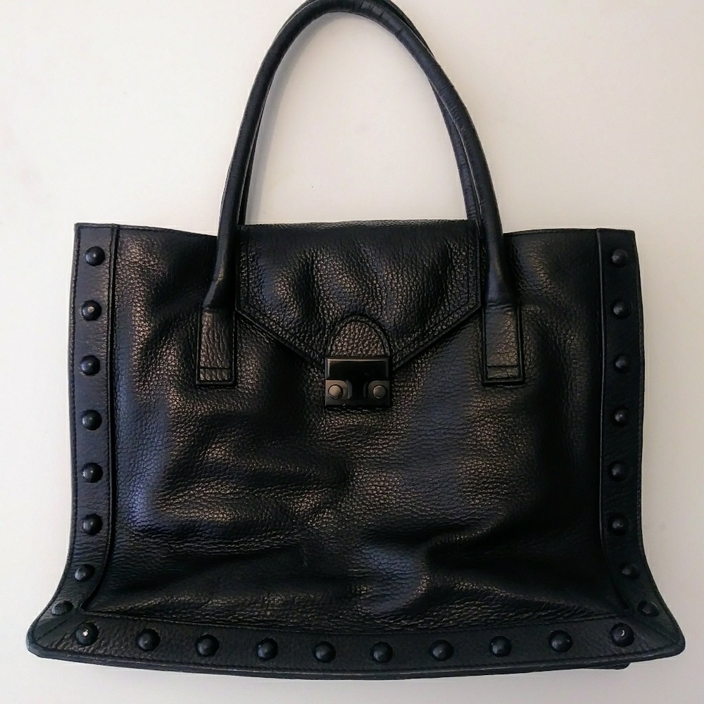 Authentic Loeffler Randall Black Handbag, USED
